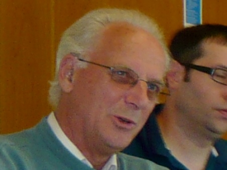 Photo credit: Julia Vitullo-Martin; Description: Sir Brian Heap, at Templeton-Cambridge Journalism Fellowships